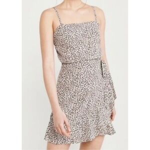 NWT Abercrombie & Fitch Cheetah Print Wrap Dress | Size Medium